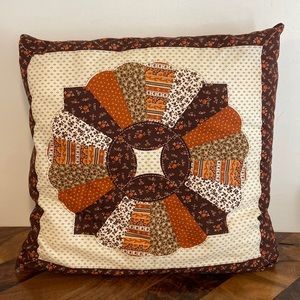 Vintage Handmade Fall Pillow Home Decor